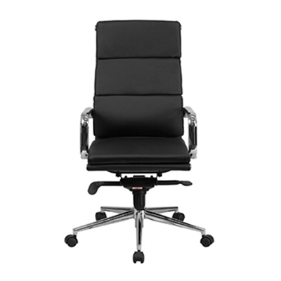 Soho High-Back Black Chair
